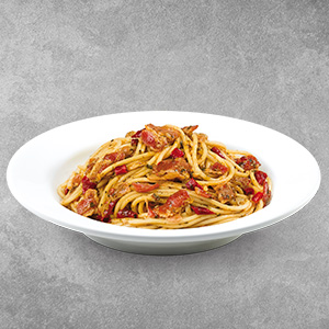 Spaghetti Dried Chilli and Bacon